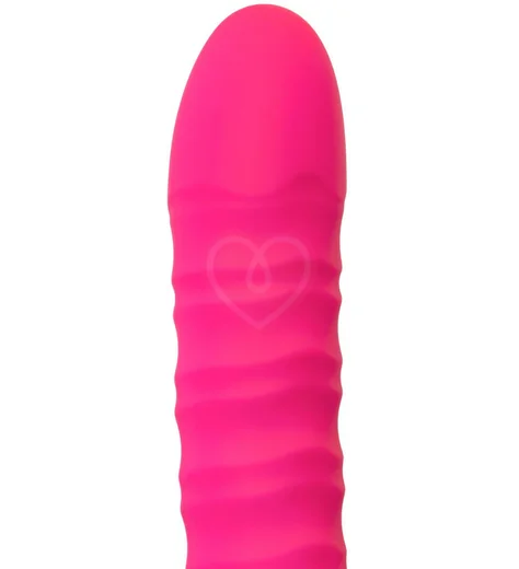 Вибратор Jos Cotox с пульсацией и вакуумной стимуляцией розовый фото 7