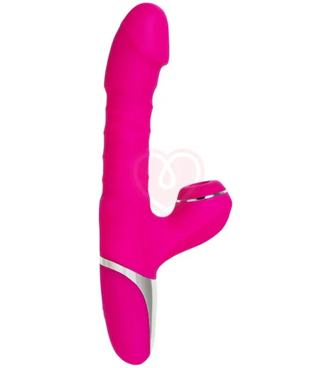 Вибратор-кролик с вакуумно-волновой стимуляцией Jos To-Frolly розовый фото 1