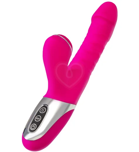 Вибратор-кролик с вакуумно-волновой стимуляцией Jos To-Frolly розовый фото 5