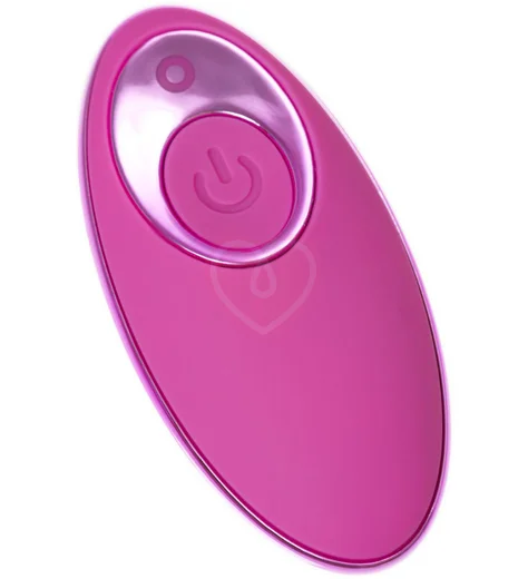 Виброяйцо с пульсирующими шариками и пультом ДУ Jos Circly розовое фото 2