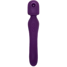 Вибратор с вакуумно-волновой стимуляцией Jos Kisom фиолетовый