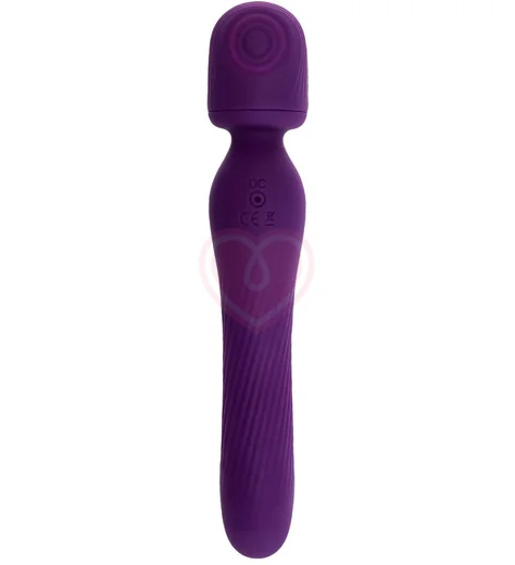 Вибратор с вакуумно-волновой стимуляцией Jos Kisom фиолетовый фото 3
