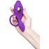 Вакуумный стимулятор клитора с виброяйцом Jos Ginny фиолетовый фото 6