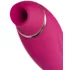 Вакуумно-волновой стимулятор клитора с хвостиком-вибратором Jos Danvi розовый фото 6
