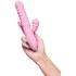 Вибратор-кролик с нагревом и функцией поступательного движения Jos Lixy розовый фото 8