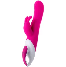 Вибратор-кролик с подогревом и стимуляцией зоны G Jos Elly розовый