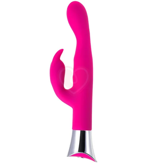 Вибратор-кролик со стимуляцией зоны G Jos Loly розовый фото 3