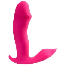 Вибратор для зоны G с нагревом и голосовым управлением Jos Tilly розовый