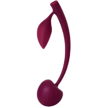 Вагинальный шарик в форме вишенки Jos Wild Cherry бордовый