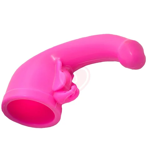 Насадка с бабочкой для двойной стимуляции Batter Fly розовая фото 2