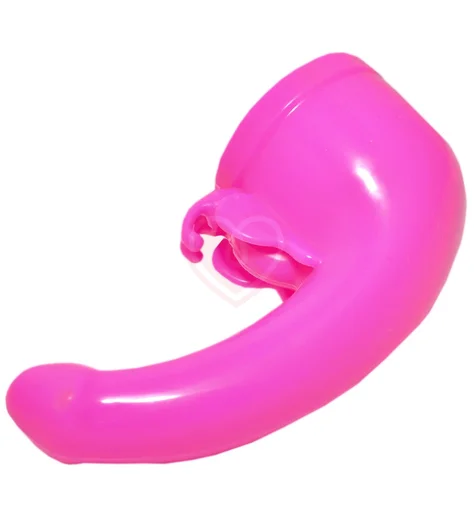 Насадка с бабочкой для двойной стимуляции Batter Fly розовая фото 3