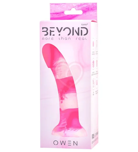 Разноцветный фаллоимитатор Beyond Owen 18 см розовый фото 4