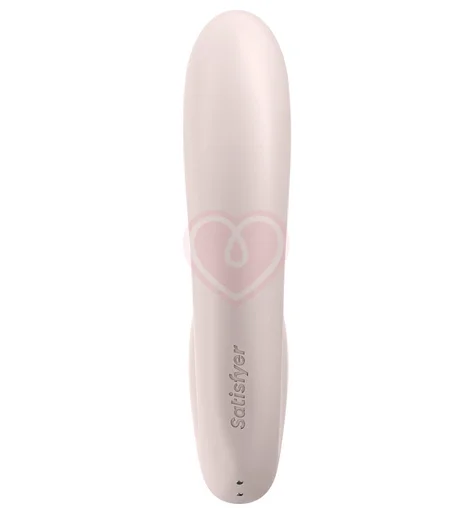 Гибкий вибратор с вакуумным стимулятором и приложением Satisfyer Sunray пыльно-розовый фото 3