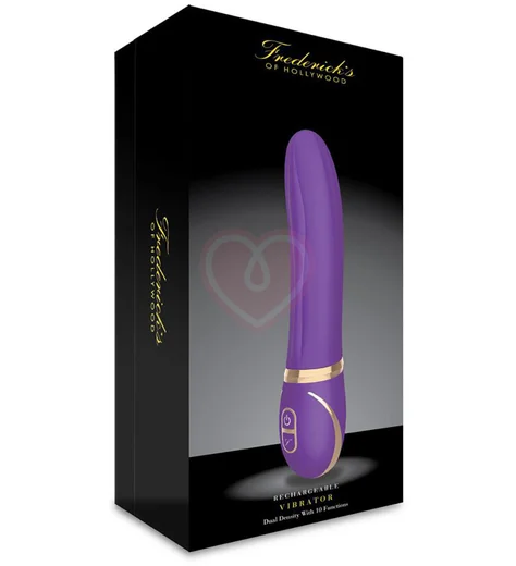 Рельефный силиконовый вибратор Fredericks фиолетовый фото 3