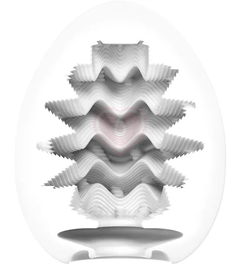 Мастурбатор яйцо Tenga Egg Wavy New фото 3