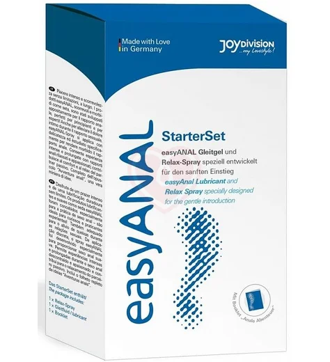 Набор для анального секса Joy Division EasyAnal Starter Set лубрикант и спрей фото 4
