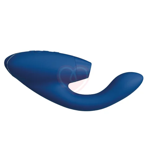 Вибратор с бесконтактной стимуляцией клитора Womanizer DUO 2 синий фото 4