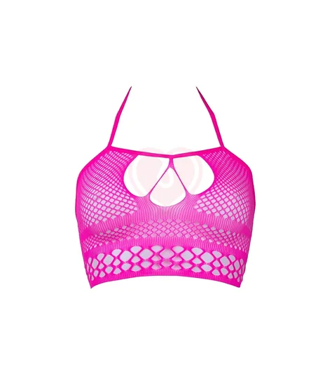 Укороченный топ с бретелькой Le Desir розовый фото 3