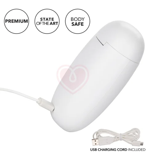 Самодизенфицирующаяся вибропуля с зарядным футляром MyPod белая фото 4