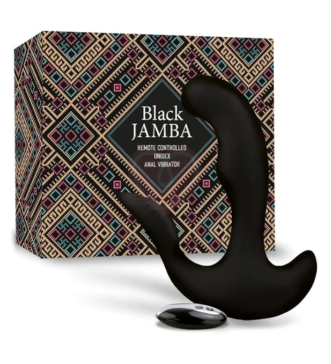 Универсальный стимулятор с нагревом Black Jamba Anal Vibrator фото 3