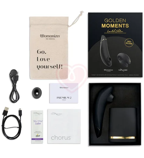 Набор Golden Moments Womanizer Premium 2 и We-Vibe Chorus фото 4