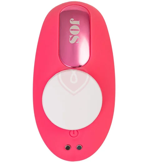 Вакуумно-волновой стимулятор с пультом ДУ Jos Xiari розовый фото 6