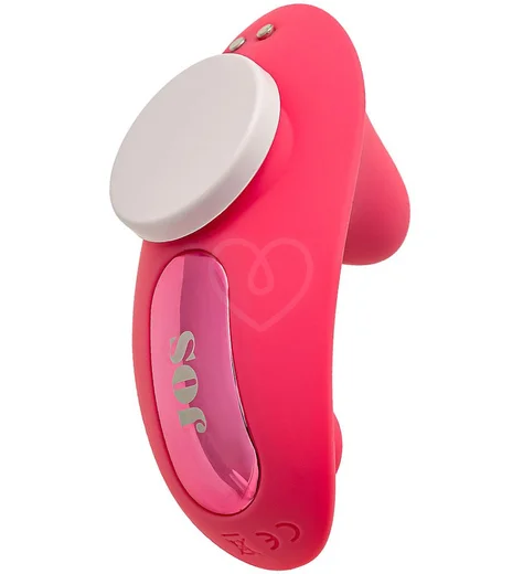 Вакуумно-волновой стимулятор с пультом ДУ Jos Xiari розовый фото 9