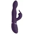 Вибратор Niva с ротацией и клиторальным стимулятором фиолетовый фото 2