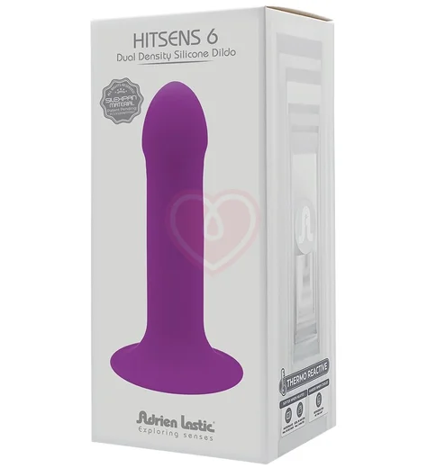 Фаллоимитатор на присоске Hitsens 6 фиолетовый фото 2