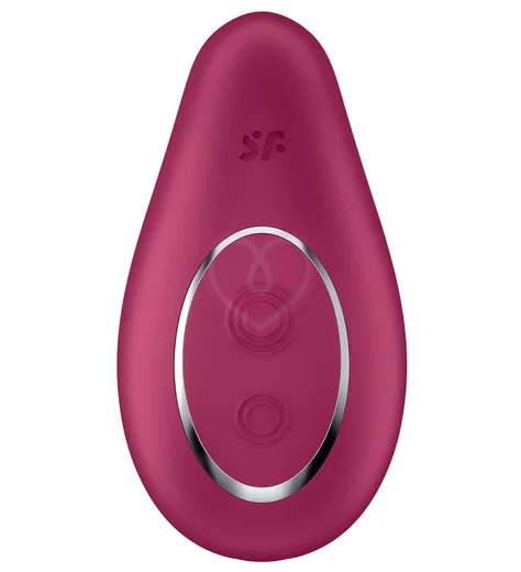 Мини-вибратор Satisfyer Dipping Delight ягодный фото 4
