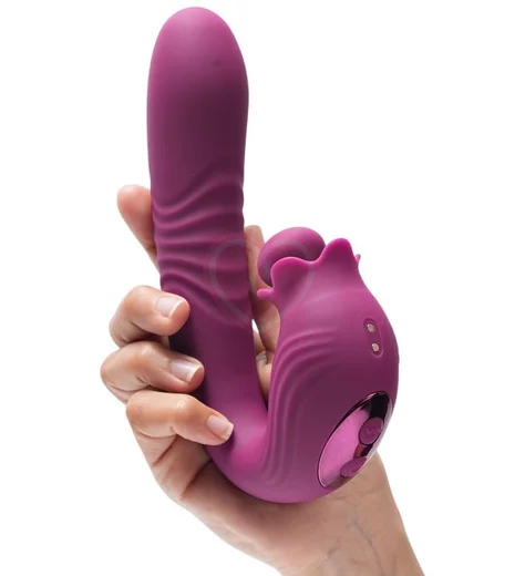 Вибратор со стимуляцией зоны G Selove Campanula фиолетовый фото 3