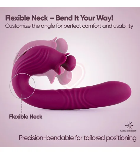 Вибратор со стимуляцией зоны G Selove Campanula фиолетовый фото 7