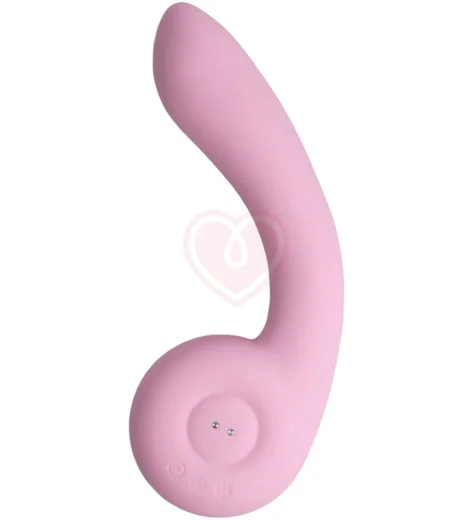 Вибратор с нагревом Youvic Bendable Heating G-Spot розовый фото 2