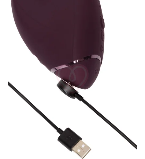 Вибратор с вакуумно-волновой стимуляцией клитора Womanizer Next Duo фиолетовый фото 11