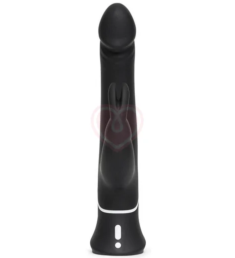 Вибратор с клиторальным стимулятором Happy Rabbit Realistic чёрный фото 2