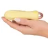 Нежный мини-вибратор Cuties жёлтый фото 3