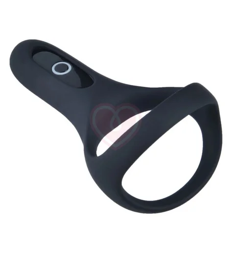 Двойное виброкольцо Magic Motion Rise чёрное фото 7