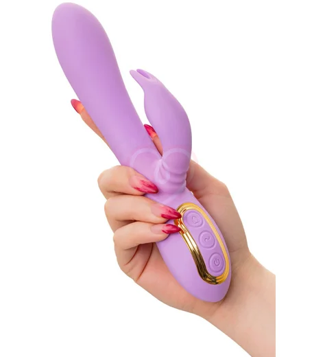 Вибратор-кролик с вращением Jos Jammy сиреневый фото 3
