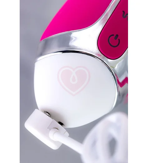 Вибратор-кролик с движущимися шариками Jos Balle розовый фото 7