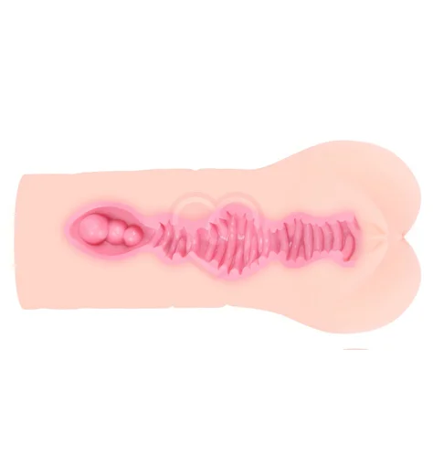 Мастурбатор вагина с татуировкой Kokos Tattoo с двойным слоем фото 5