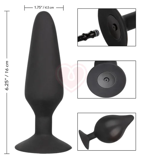 Расширяющаяся анальная пробка Silicone Inflatable Plug XL фото 4