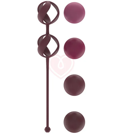Набор сменных вагинальных шариков Love Story Valkyrie Wine Red винный фото 3