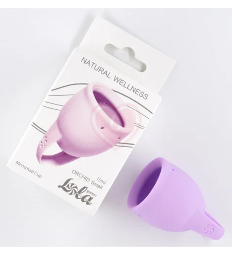 Менструальная чаша Lola Natural Wellness Orchid 15 мл нежно-сиреневая фото 4