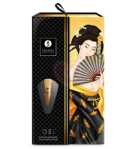 Мини-вибратор Shunga OBI чёрный фото 2