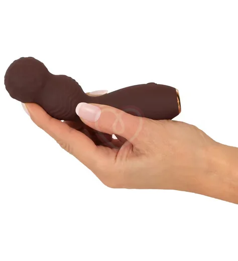 Рельефный вибратор Hazel 03 коричневый фото 3