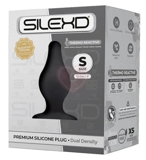 Анальная пробка SileXD Model 2 S черная фото 2