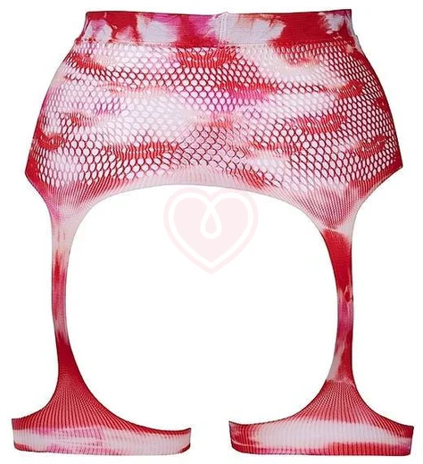 Пояс для чулок с поцелуйчиками и наклейкой для декольте Le Desir разноцветный фото 7