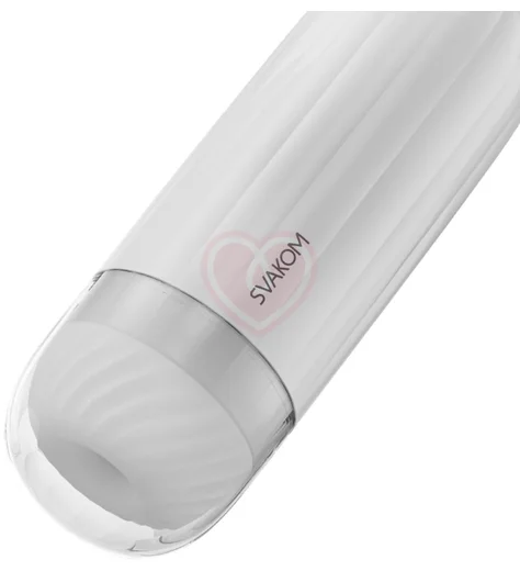 Автоматический мастурбатор Svakom Sam белый фото 3