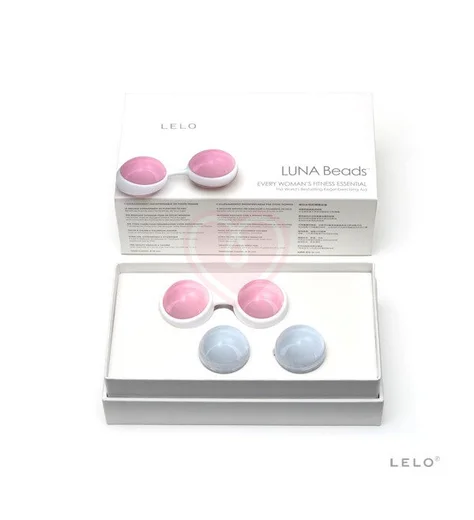 Вагинальные шарики LELO Luna Beads розовые и голубые фото 4