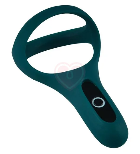 Двойное виброкольцо Magic Motion Rise тёмно-зелёное фото 3